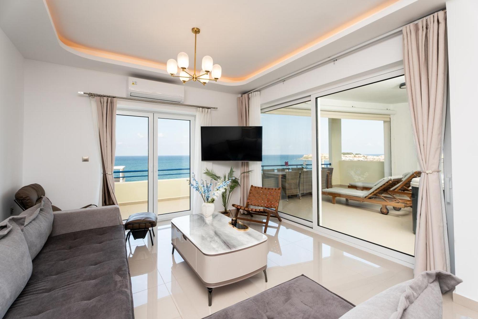 Secret View Apartment, With Private Jacuzzi ريثيمنو المظهر الخارجي الصورة